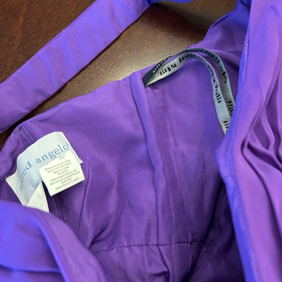 Alfred Angelo Vibrant Purple Bridesmaid Dress - Picture 9 of 15